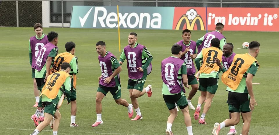 Entrenamiento de la selección de México