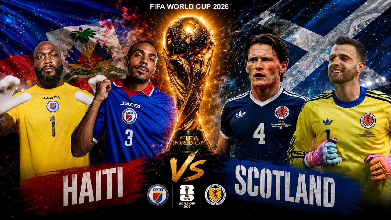 Jugadores de Haití y Escocia para el Mundial 2026