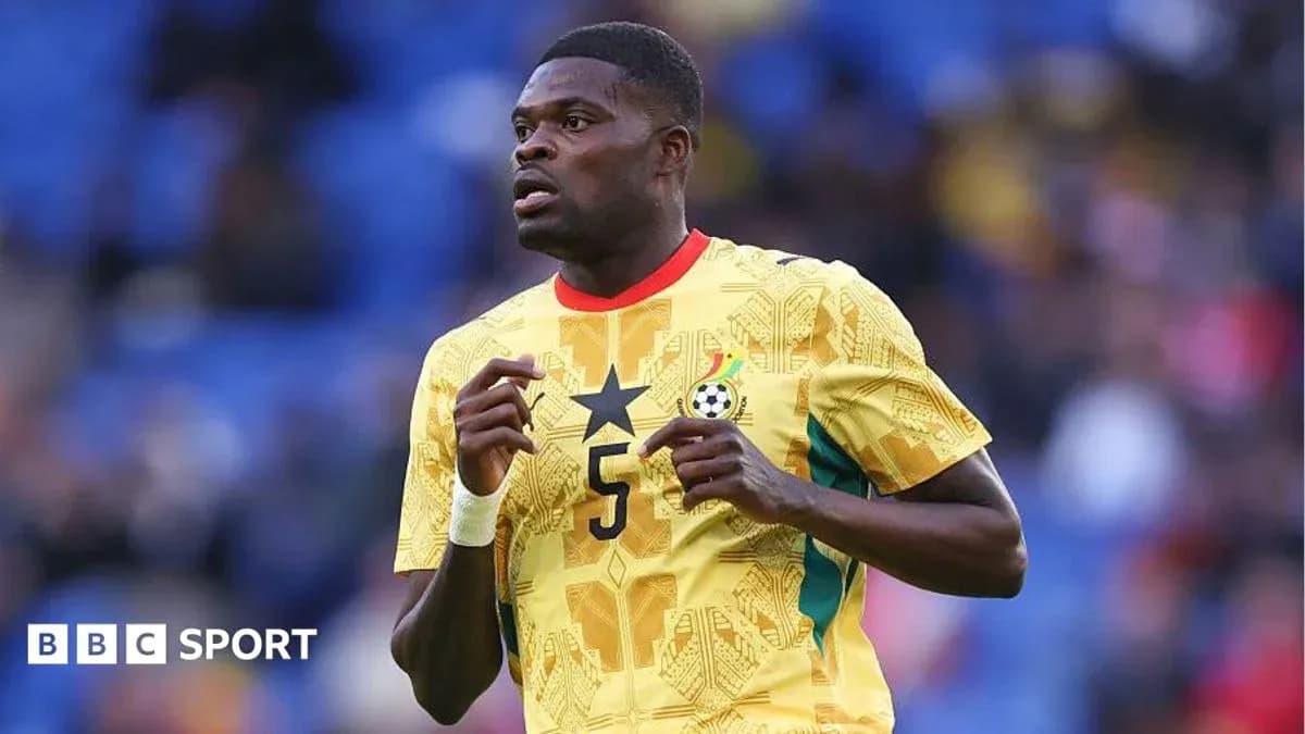 Jugador de Ghana en acción durante un partido