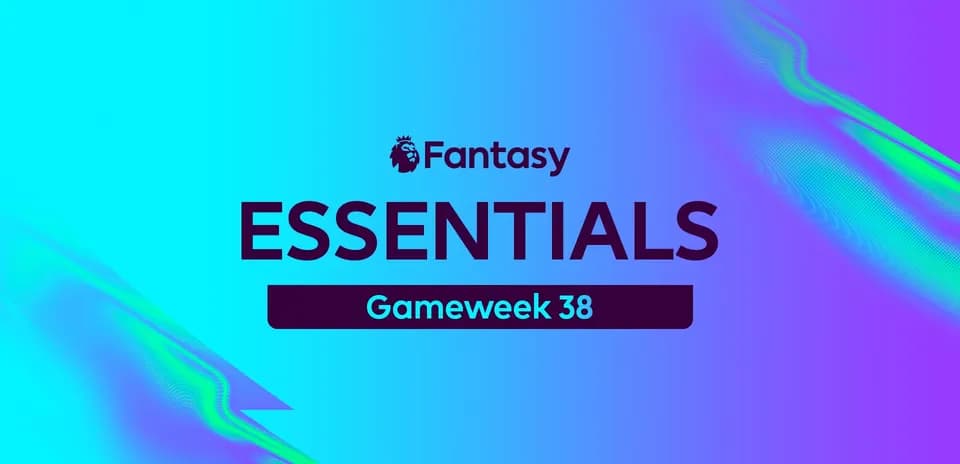 Diseño gráfico de Fantasy Premier League Gameweek 38