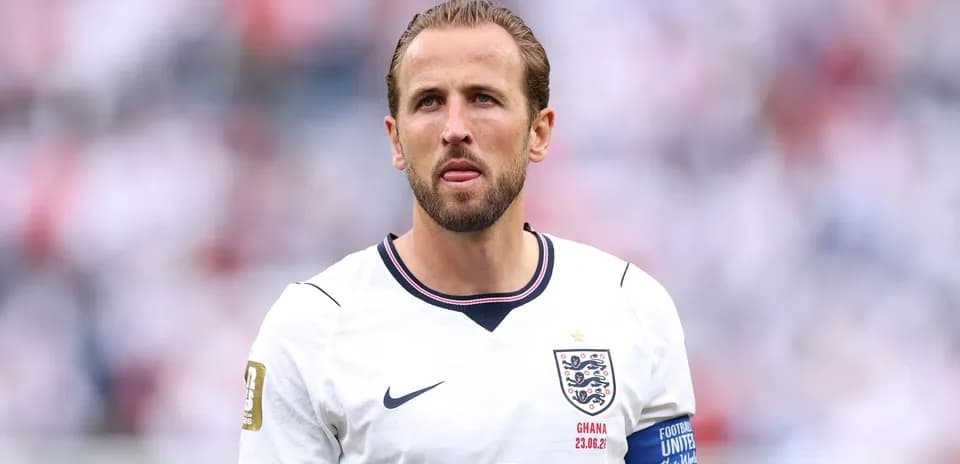Jugador con camiseta de Inglaterra durante el partido