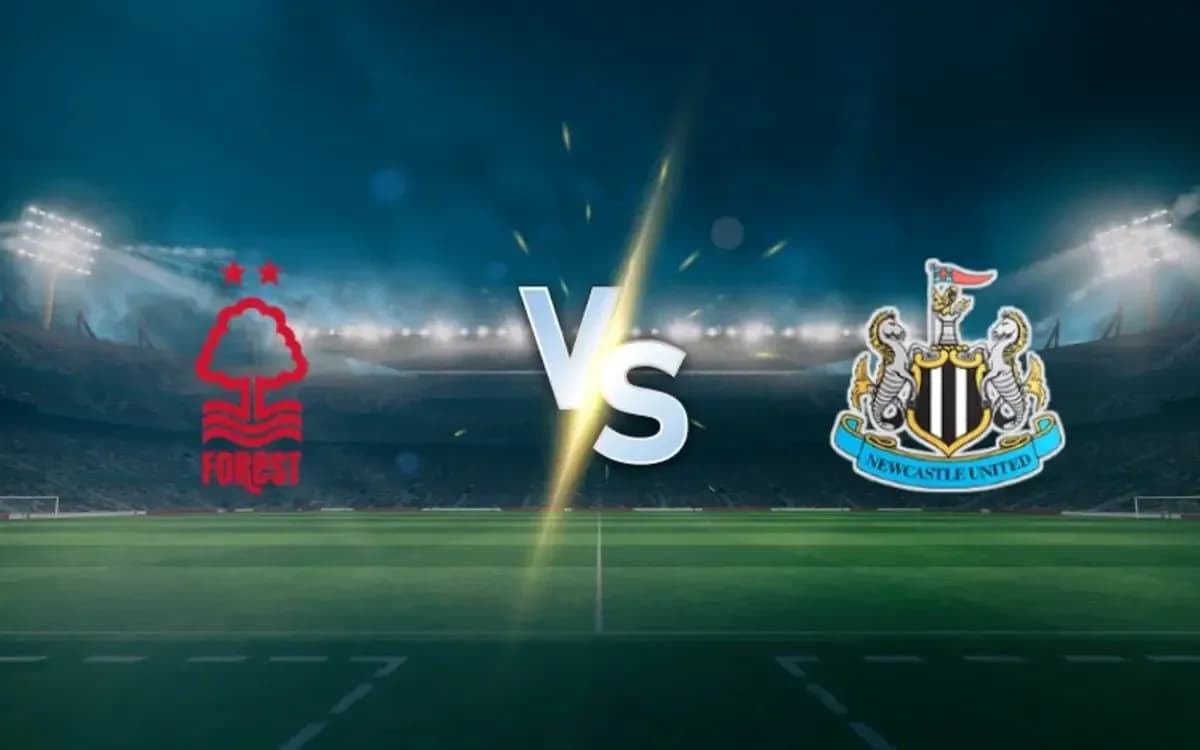 Match prediction graphic for Nottingham Forest vs Newcastle.