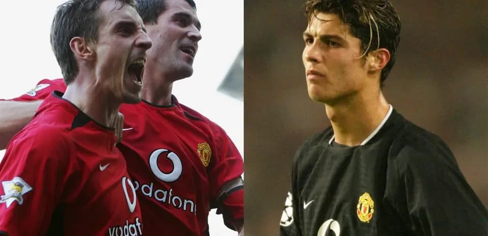 Jugadores de Manchester United en acción durante un partido