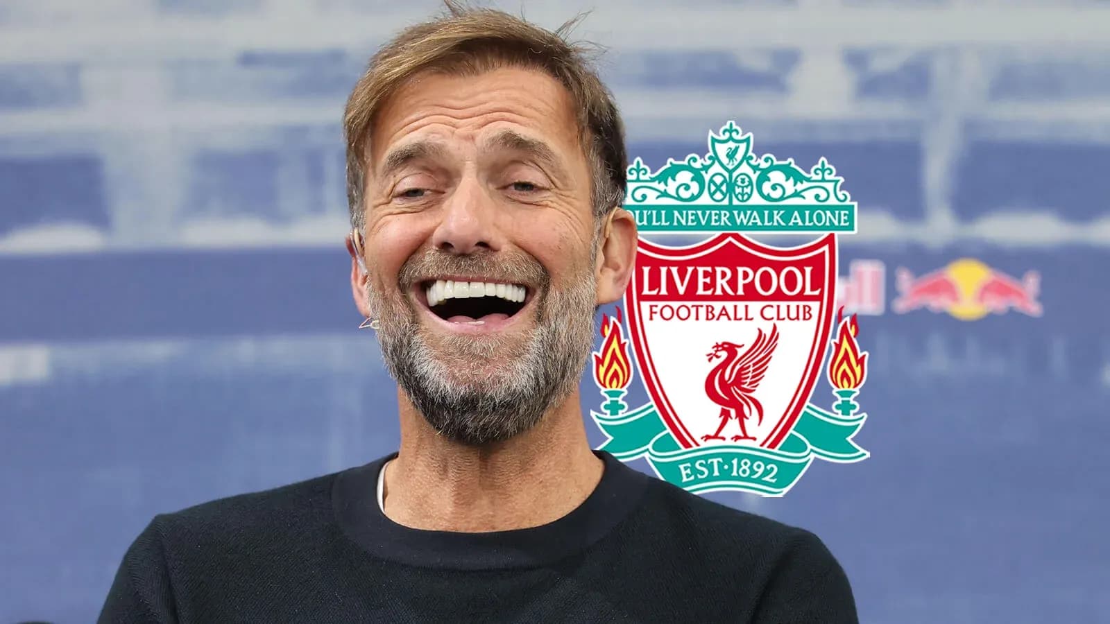 Entrenador de Liverpool sonriente en conferencia de prensa