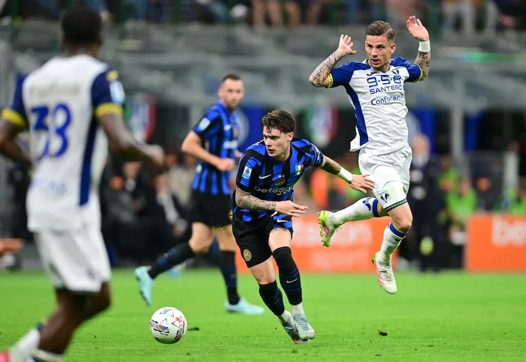 Inter contra Hellas Verona en la Serie A