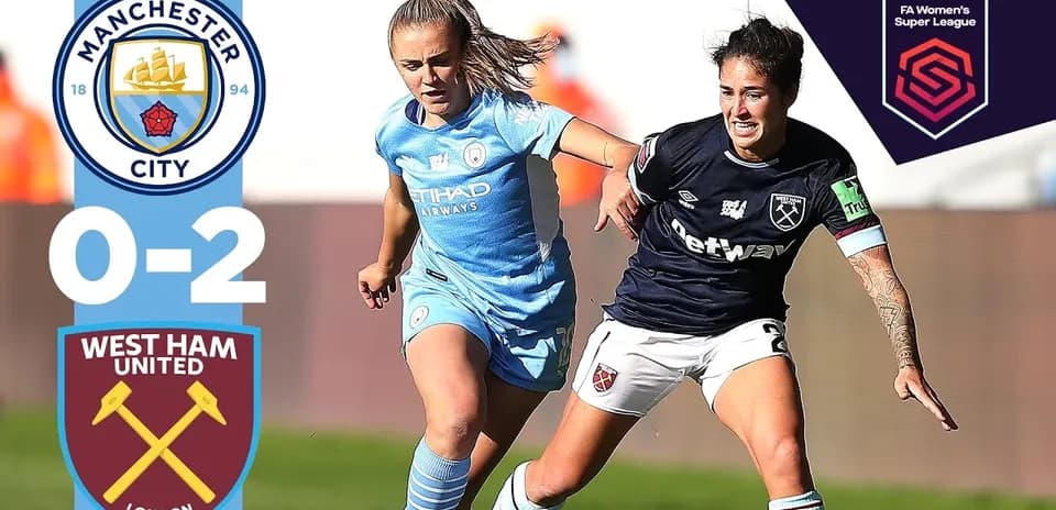West Ham W contra Manchester City W en la WSL