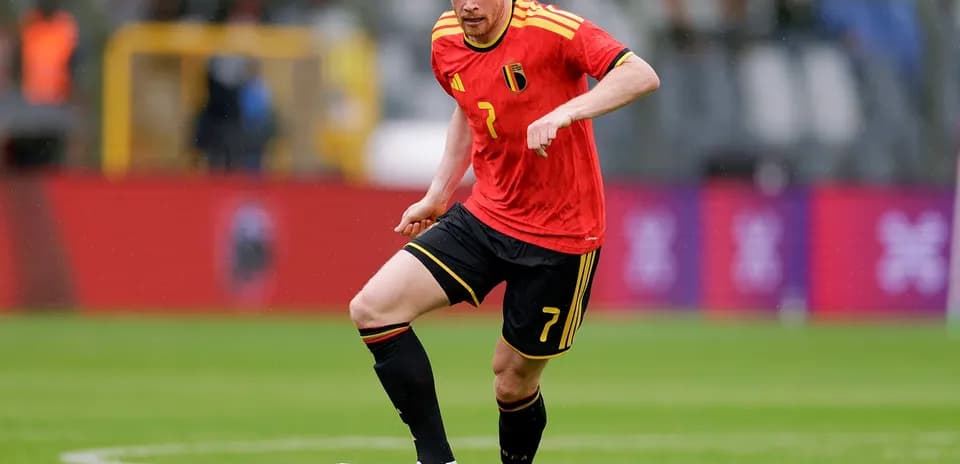 Jugador de Bélgica en acción durante un partido