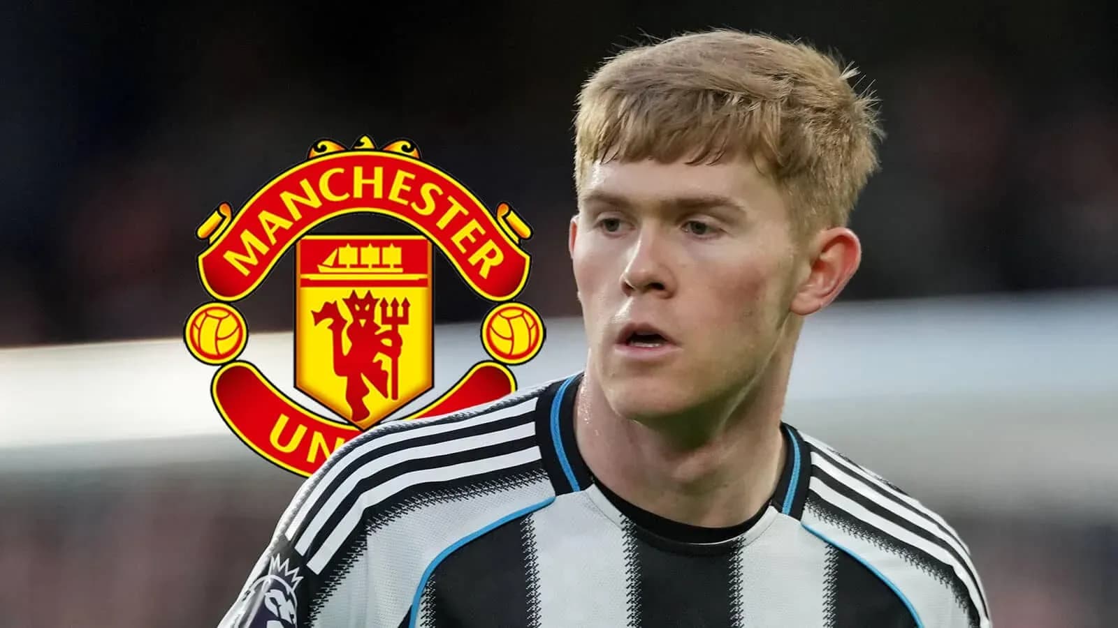 Jugador de Newcastle United en primer plano