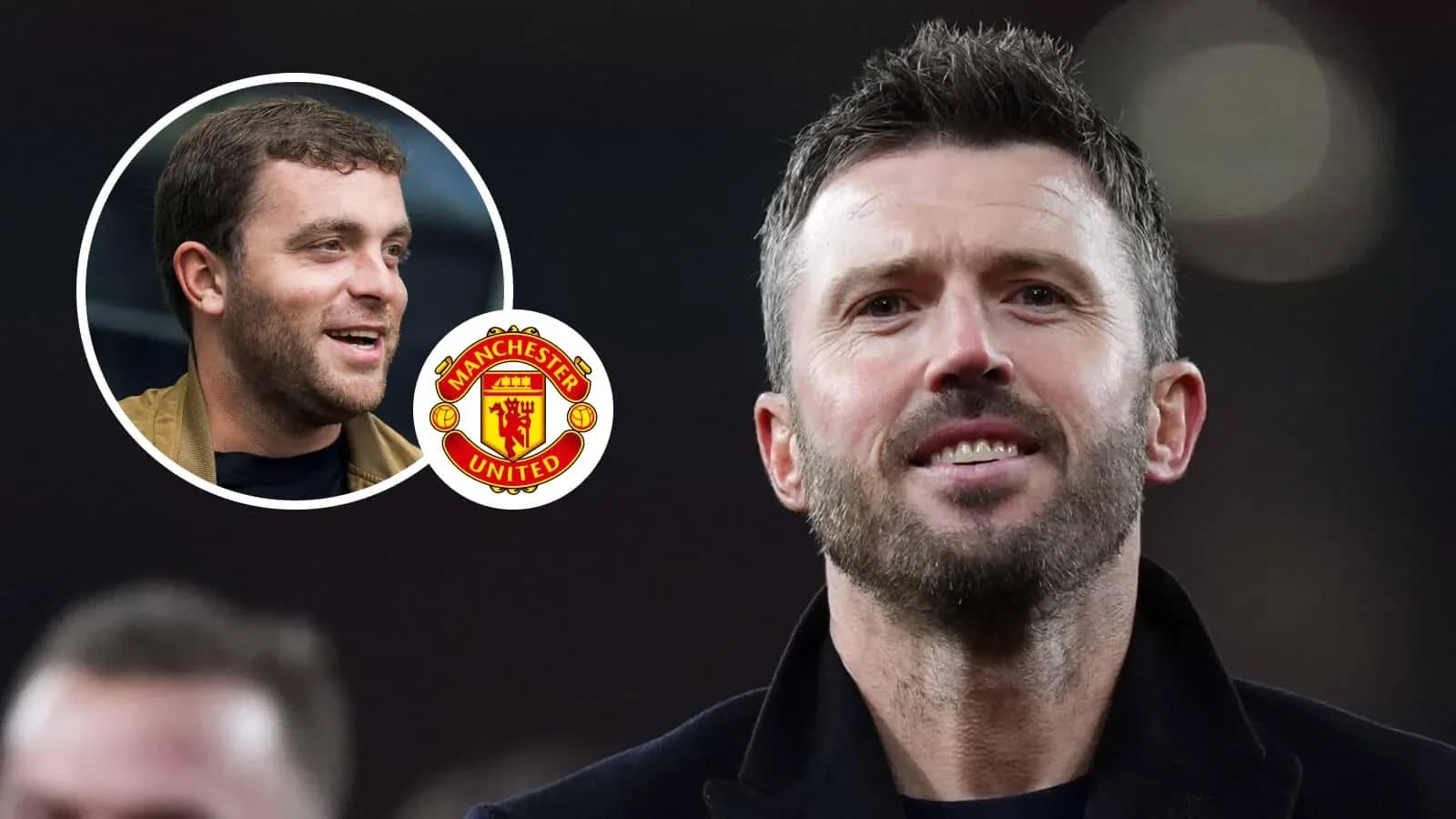 Michael Carrick at Manchester United event