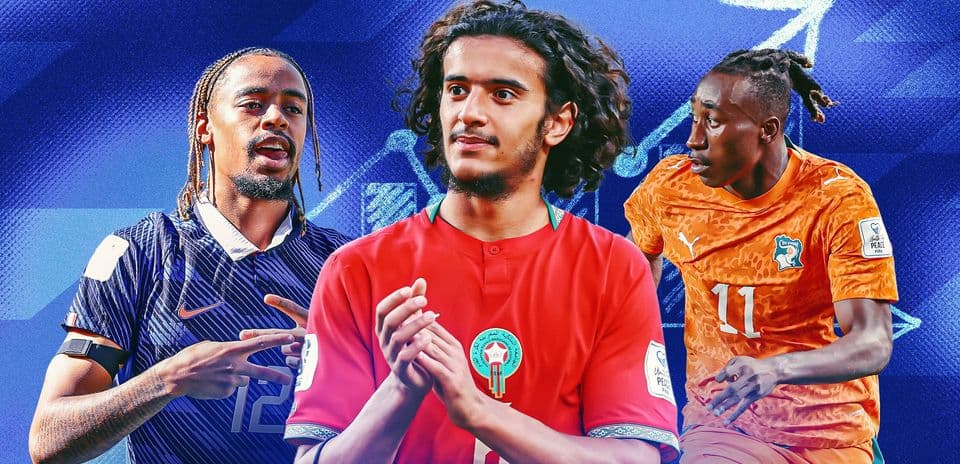 Seguimiento del valor de jugadores en el Mundial 2026: Ayyoub Bouaddi irrumpe, Bradley Barcola destaca y Yan Diomande aumenta su precio en £10 millones