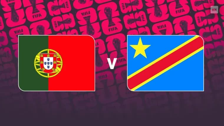 Portugal vs RD Congo: dónde ver el partido de la Copa Mundial y horario de inicio
