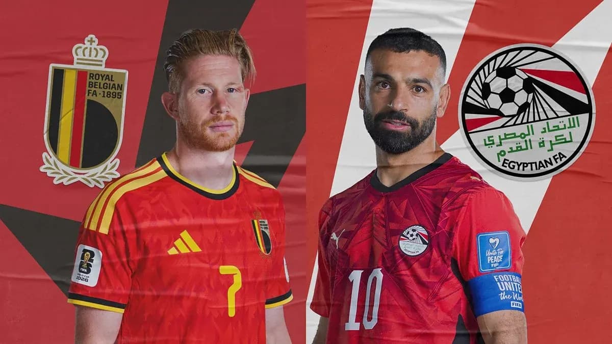 Kevin De Bruyne y Mohamed Salah antes del partido Kevin De Bruyne y Mohamed Salah antes del partido