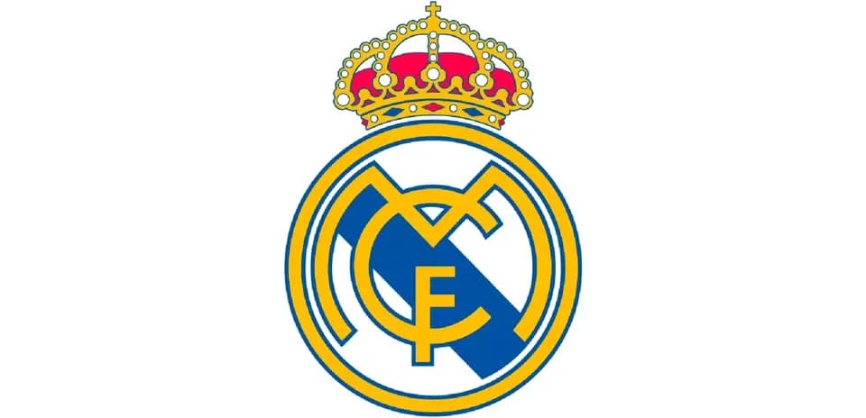 Escudo del Real Madrid con corona Escudo del Real Madrid con corona