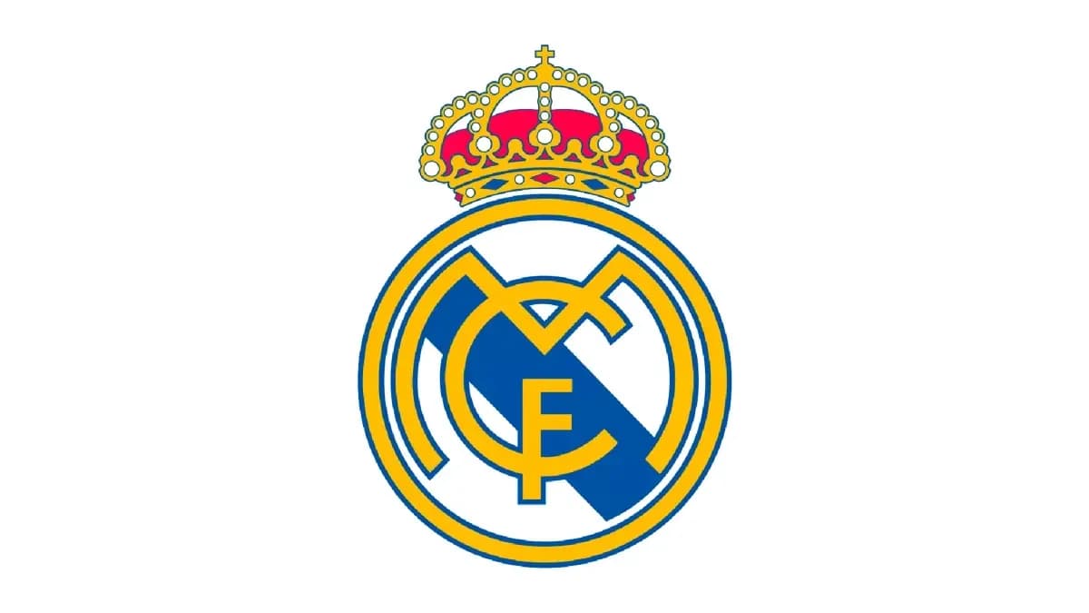 Escudo del Real Madrid con corona Escudo del Real Madrid con corona