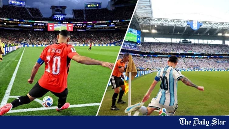 Jugadores ejecutando tiros de esquina en partidos Jugadores ejecutando tiros de esquina en partidos