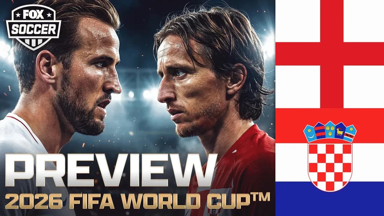 Inglaterra contra Croacia en la Copa Mundial FIFA 2026 Inglaterra contra Croacia en la Copa Mundial FIFA 2026