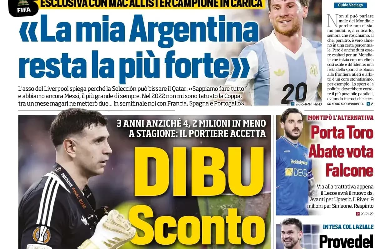 Titulares sobre Argentina y jugadores destacados Titulares sobre Argentina y jugadores destacados
